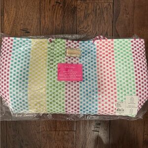New Lilly Pulitzer Woven Tote